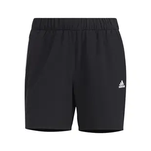 【ADIDAS】W SE 3ST 1/4SHO 女裝 褲子 三線 休閒 黑 短褲 -HC2444