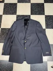 Hart Schaffner Marx Jack Nicklaus Blazer Men's 43 L Navy Gold Button