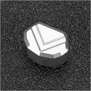 Motorbike Button Cover for HON&DA VFR400 VFR750 VFR750F VFR750R VFR800F VFR800X VFR1200F Motorcycle Switch Button Turn Signal Key Cap(Silver)