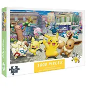 GGP (2 Pcs) 1000 Piece Pikachu Jigsaw Puzzle High Difficulty Stress Relief Toy