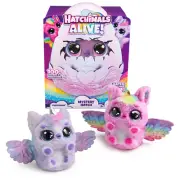 Hatchimals Alive Mystery Hatch 6.5" Pufficorn Pet with Mist, Lights & Sounds