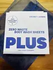 PLUS Zero Waste Coconut + Jasmine Body Wash Sheets Set Of 10 Squares