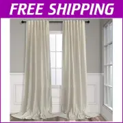 Farmhouse 96-Inch Flax Linen Curtains – Earthy Semi-Sheer Drapes for Cozy Decor