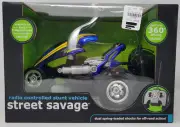 Street Savage Radio Controlled Stunt Vehicle RC The Black Series Remote NIB