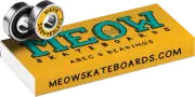 Meow ABEC 5 Yellow Skateboard Bearings Set Of 8