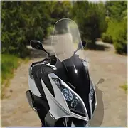 Jininglijindianzi Compatible with Kymco Nikita Downtown 300i Motorcycle Windshield Modification Windshield Modification Front Windshield(78cm Transparent)