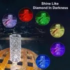 Acrylic Diamond Table Lamp Touching Control Crystal Bedside Night Light 16Colors