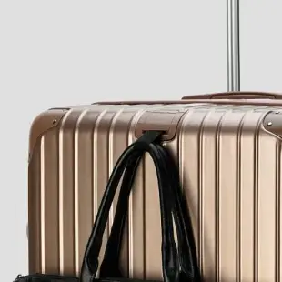 【DISEGNO】20+24+28吋極光璀璨拉鍊登機行李箱三件組