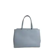 [VALEXTRA] V-line Horizontal Shopping Bag Grey