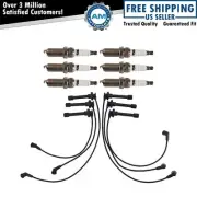 Ignition Wires Spark Plugs Kit Fits 2000 Chrysler Cirrus Sebring Dodge Avenger