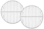 Rust Free Steaming & Roasting Round Wire Cooling Racks (2 racks)