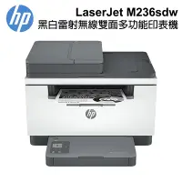 在飛比找Yahoo奇摩購物中心優惠-【HP 惠普】LaserJet M236sdw 黑白雷射 雙