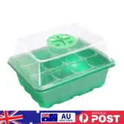 12 Holes Useful Succulent Propagation Tray Durable Stackable for Succulent Plant