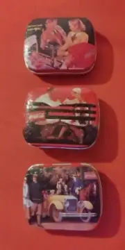 Vintage Coca-Cola Coke Mint/Pill Tin Container / Pocket Tin - Collectible S/3