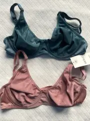 BERLEI BRAS - SWEATERGIRL BRAS Size 12B - 2 Pack - NEW
