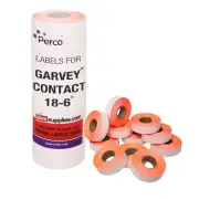 1812 Fluorescent Red Pricing Labels for Garvey 18-6 One Line Price Gun – 1