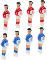 BESPORTBLE 8pcs Table Football Figures Durable Foosball Athletes Dolls for Tabletop Games Resin Players Replacement Parts for Foosball Machines