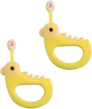 Baluue 2pcs Boys and Girls Toothbrushes Soft Bristles Toddler Toothbrush Set Ergonomic Design