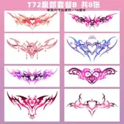 Sexy Succubus Tatoo Sticker Set Lasting Fake Tattoo for Woman Hotwife Temporary