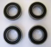 R6-2RS HYBRID CERAMIC Si3N4 ABEC5 BALL BEARING KIT 4 PIECES - PRICE DROP