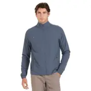NWT Vuori Venture Track Jacket Navy Linen Texture Size Small