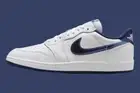 Nike Air Jordan 1 Retro Low '85 OG White Metallic Navy Blue FB9933-141 sz 11 Men