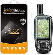 Supershieldz (3 Pack) Designed for Garmin GPSMAP 62 62s 62st 62sc 62stc 64 64s 64st 64sc 64x 64sx 64csx 65 65s Tempered Glass Screen Protector, Anti Scratch, Bubble Free