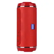 Laser Bluetooth Pill Speaker with FM Radio (Red)