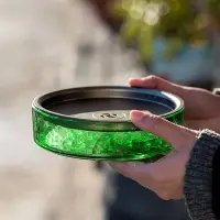 在飛比找Yahoo!奇摩拍賣優惠-【熱賣下殺】加厚玻璃建水日式多彩玻璃儲水干泡盤透明耐熱壺承茶