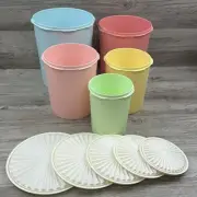 TUPPERWARE Heritage Large Nesting Canister Set 10 Pieces NEW