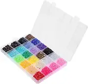 24000pcs 3mm Nail Rhinestones 24 Colors Flatback DIY Gems for Craft Nail Art Special Occasions