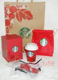 在飛比找Yahoo!奇摩拍賣優惠-星巴克 STARBUCKS 精品【限量 耶誕紅杯行動電源 (