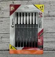 Pilot Precise V5 Premium Rolling Ball Pen Set Extra-Fine Point 0.5 mm 8 Count