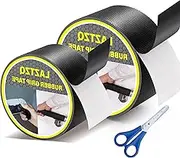Rubber Grip Tape 1in x 16.4Ft+2in x 16.4Ft, Featuring Enhanced Textured Super Strong Adhesive, Anti-SlipWear-Resistant Cushion Pad, Match Your Small Scissors for Various DIY