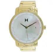 MVMT Signature Women's Watch Wristwatch Gold Pearl MF01-G