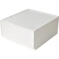 在飛比找ETMall東森購物網優惠-日式純白抽屜式收納盒 可疊加自由組合儲物盒柜超強承重