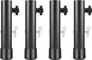 Fxvhojq Table Leg Extenders - 4Pcs Heavy Duty Folding Table Height Extenders with Fixing Bolts 2/4 Rise Levels Adjustable for Folding Table (20cm)