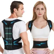 Back Brace Posture Corrector for Women and Men - Full Back Support for Improv...