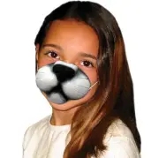 Cat Nose Kitty Kitten Pet Black White Animal Halloween Child Costume Accessory