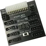 Generic ATX PSU Server Power Board 24Pin to IDE 8X 4Pin +2X 6Pin Power Supply Board