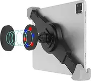 Mippko Magnetic Tablet Holder iPad Fridge Mount for Cabinet/Metal Rack/Whiteboard/Gym Equipment,360°Rotation Clamp Strong Magnetic Base Attracts Metal Surface,Compatible with 7~11 inch iPad Devices
