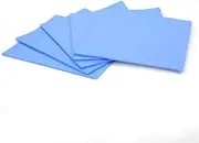 Silicone Thermal Conductivity Sheet, CPU GPU Heat Conduction Pad 100x100x1.5mm, Blue, for Graphics Card North-South Bridge, Home Appliances, High-Speed Hard Drive, Micro Heat