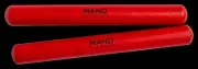 Mano Percussion 6 Inch Red Hardwood Claves
