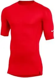 [Nike] Mens Pro Fitted Half Sleeve Tee (XL, Red)