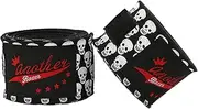 Boxing Wraps - 9.84ft Spooky Skull Wraps for Boxing Gloves | Skeleton Boxing Hand Wraps | Professional Protective Gear Muay Thai 2 Elastic Bandages for Sports Training and Competition Combat