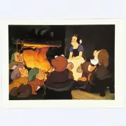 Snow White and the Seven Dwarfs Postcard Disney Vintage Dopey Grumpy Sleepy Doc