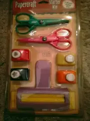 7 PIECE VALUE PACK - Papercraft - SCISSORS, PUNCHES - (J2091/28)(2698)