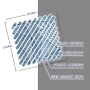 Reflective Frame Stickers Safety Decal MTB Bike Mountain Biking BLUE STRIPES