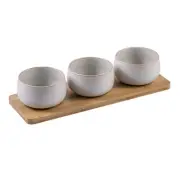 NEW Ladelle Nestle Bowl & Tray Set 4pce