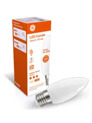 GE 4.7W LED Opal ES Candle Warm White Globe